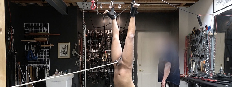 Torturedboy Severe Upsidedown Whipping